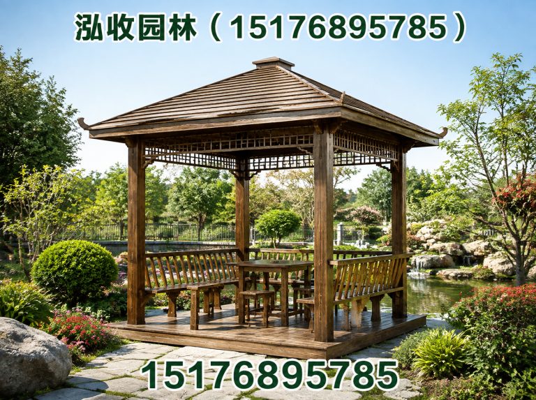 神农架防腐木展示图